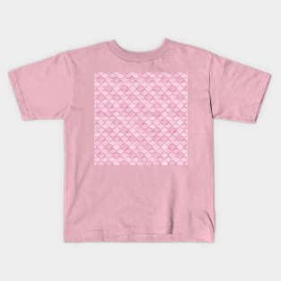 Pinky Textures Pattern Kids T-Shirt